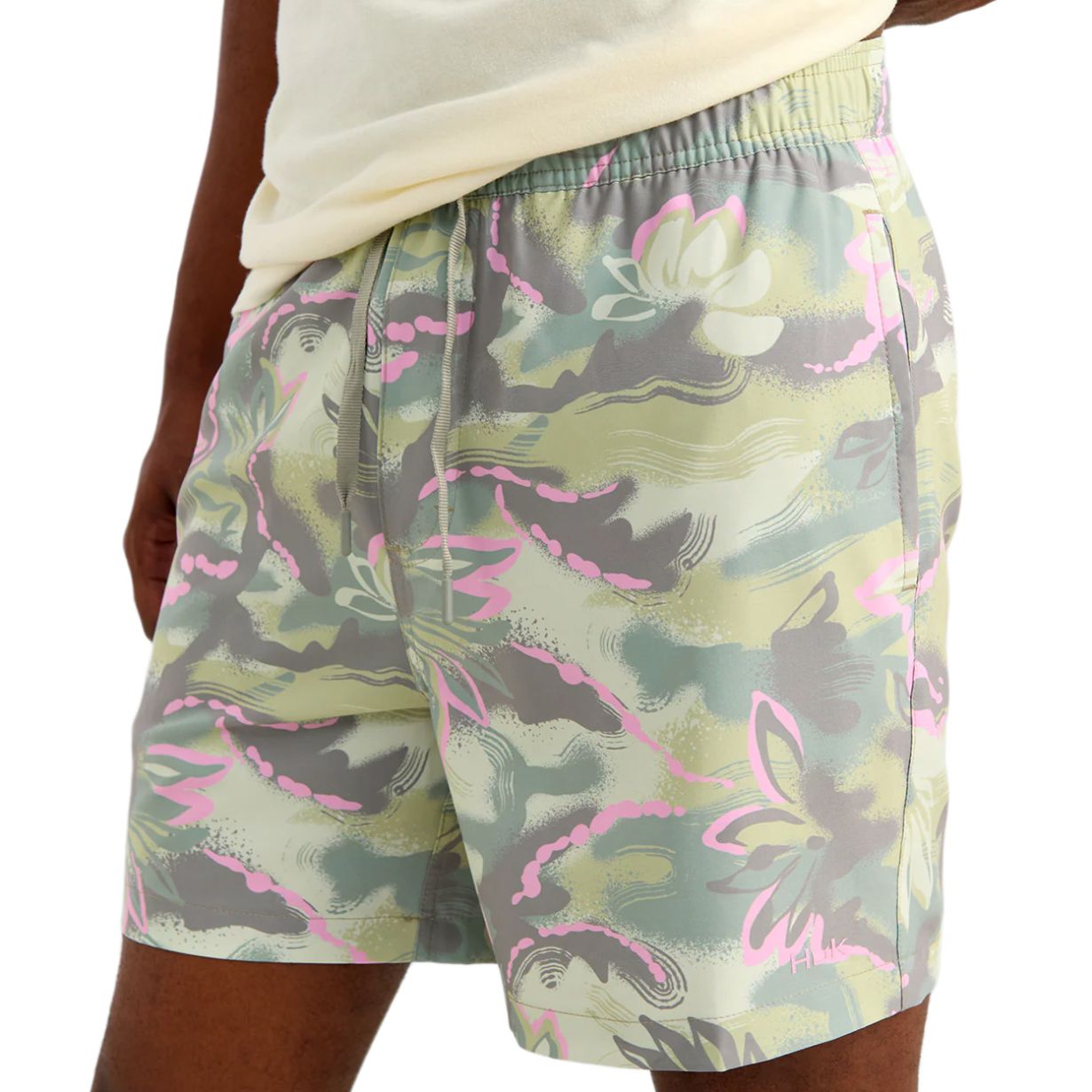 Men's Huk Pursuit Print Volley Swim Short