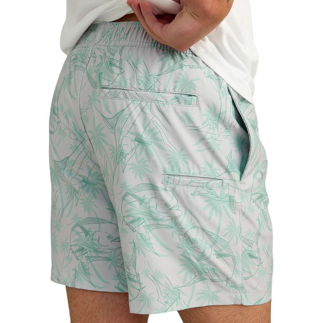 Men's Huk Pursuit KC Print Volley Swim Short