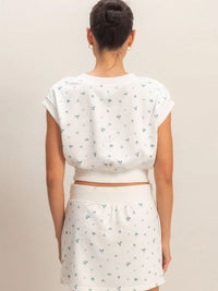 Women's Betty Blue Crop Top
