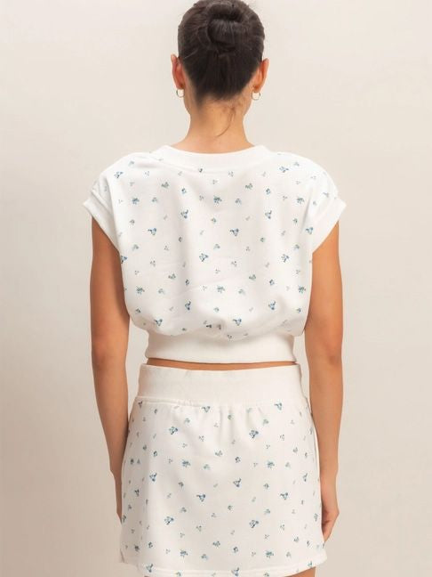 Women's Betty Blue Crop Top