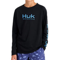 Youth Boys' Huk Pursuit L/S Performance Crew