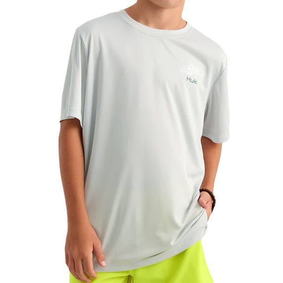 Youth Boys' Huk Pursuit Vibes S/S Performance Crew