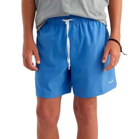 Youth Boys' Huk Pursuit Volley Swim Short