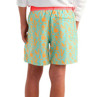 Youth Boys' Huk Pursuit Printed Volley Swim Short