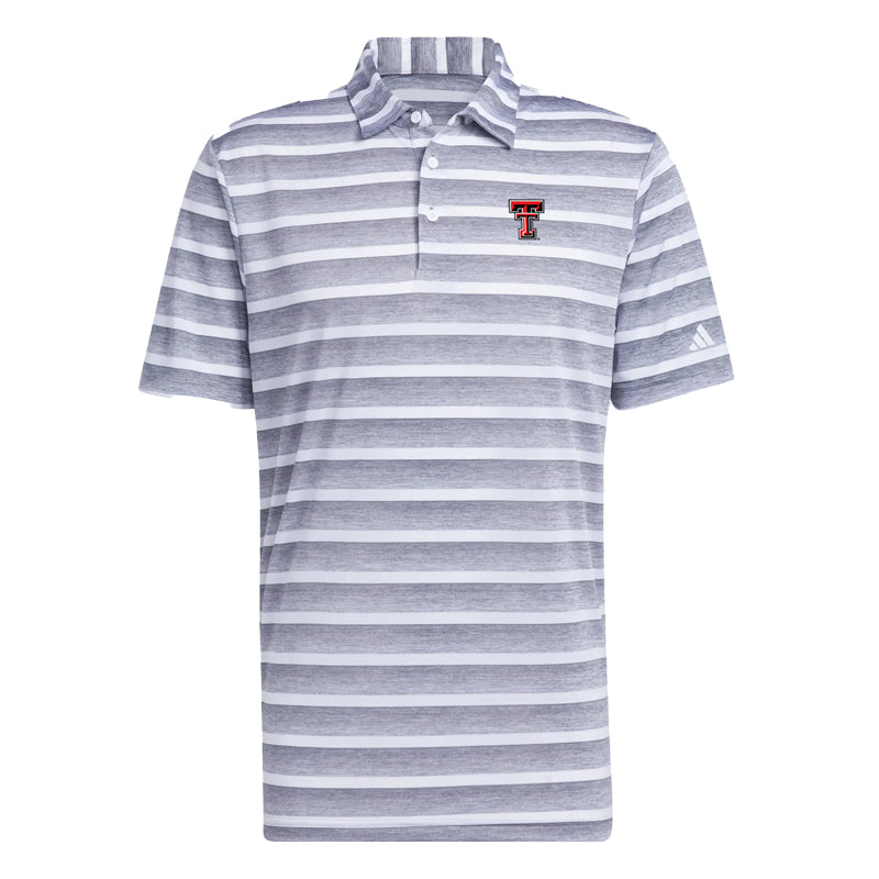 Men's adidas Texas Tech Striped Polo