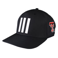 Adult adidas Texas Tech Three Stripes Tour Cap