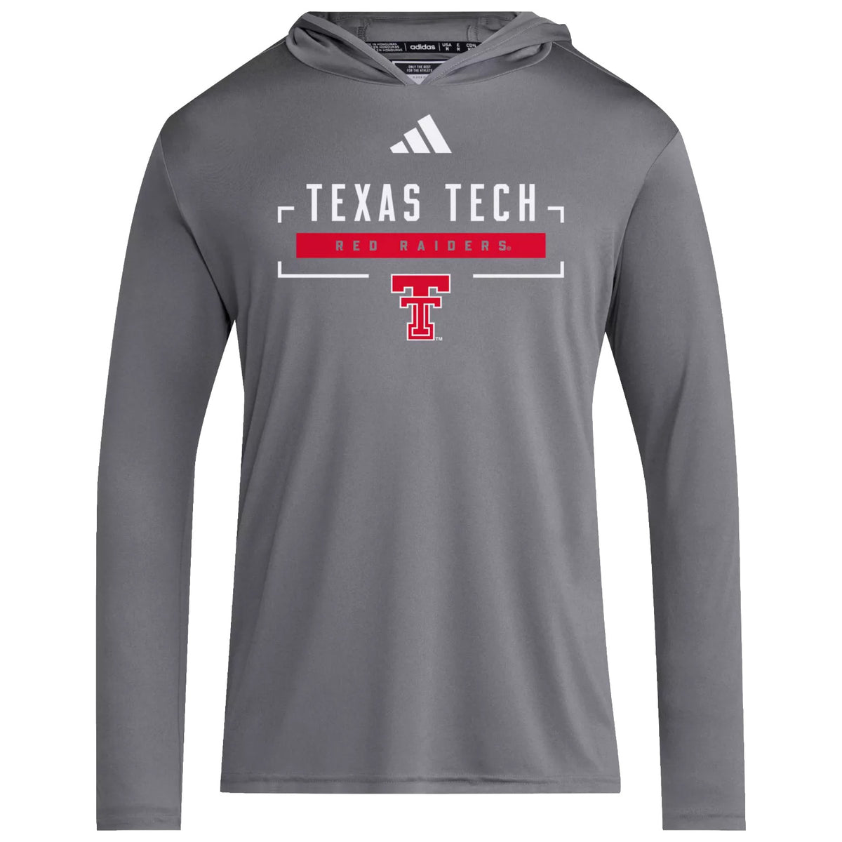 Men's adidas Texas Tech D4T Red Raiders L/S Hoodie