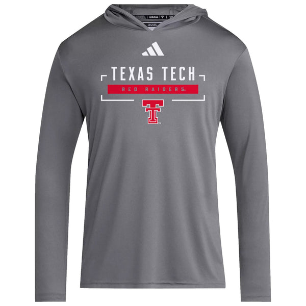 Men's adidas Texas Tech D4T Red Raiders L/S Hoodie