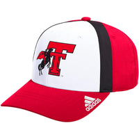 Adult adidas Texas Tech Coaches Pack Adjustable Cap