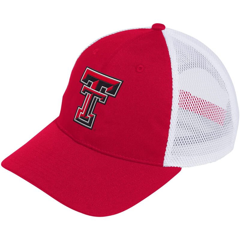 Adult adidas Texas Tech Slouch Trucker Cap