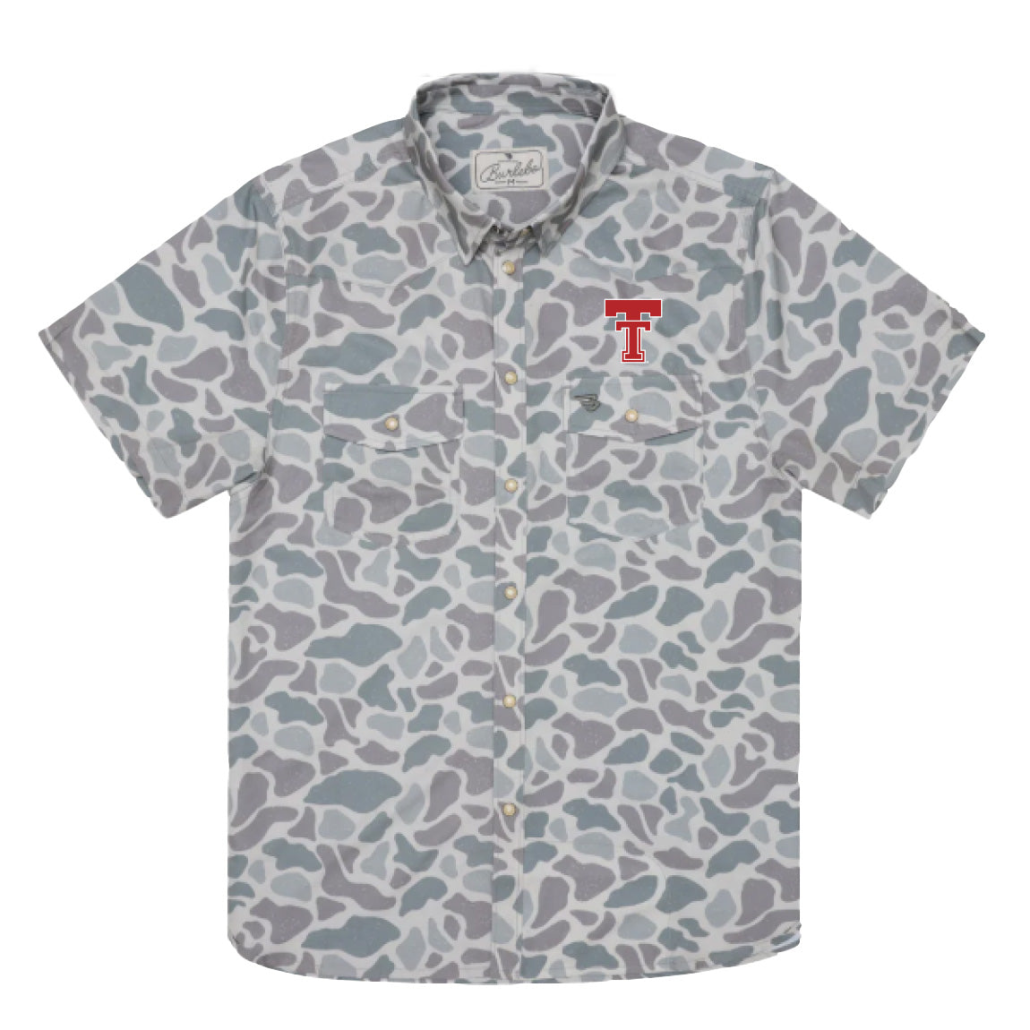 Men's Burlebo Texas Tech Performance Western Shirt