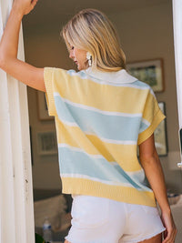 Women's Button Collar Top