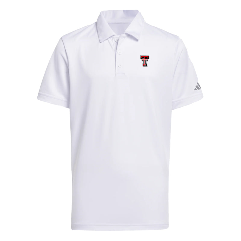 Youth adidas Texas Tech Performance Polo