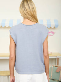 Women's Sleeveless Button-Down