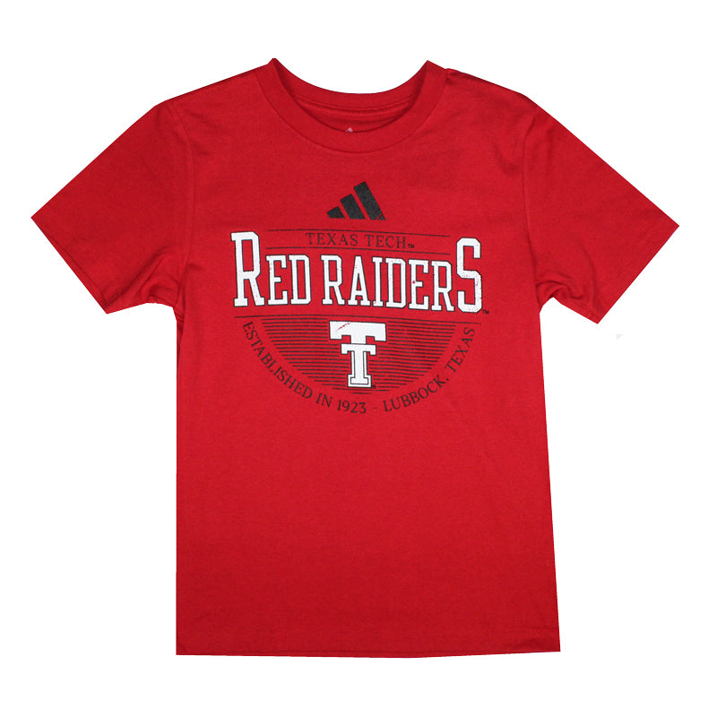 Youth adidas Texas Tech Hold The Lines S/S Tee