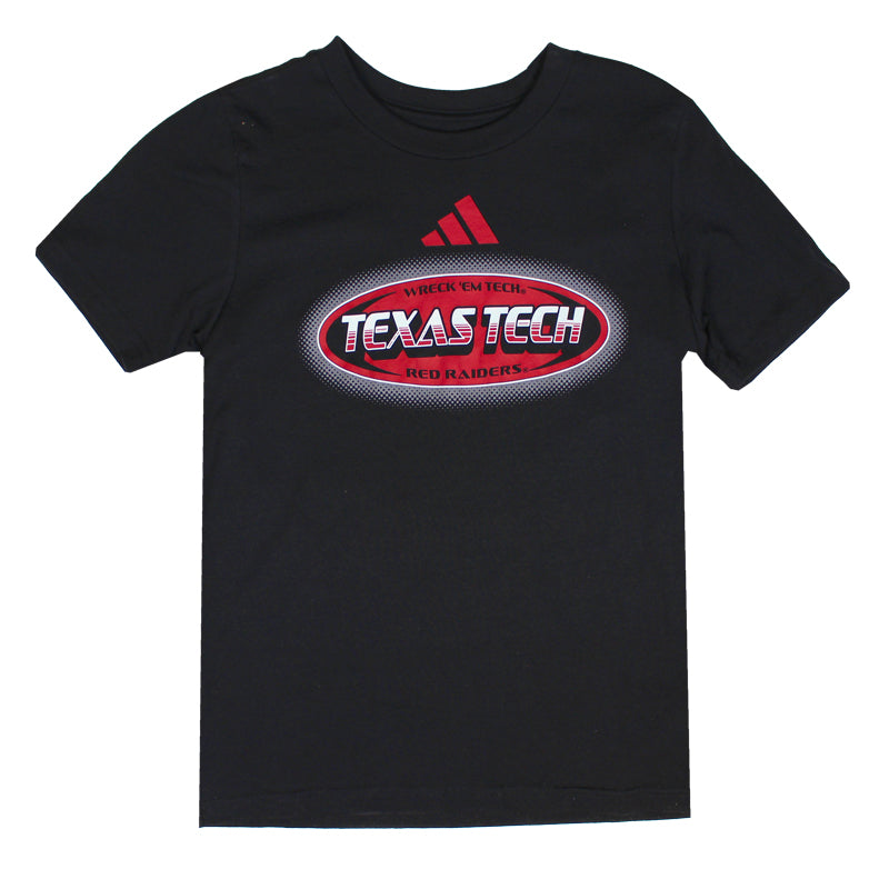 Youth adidas Texas Tech Y2K Halftone S/S Tee