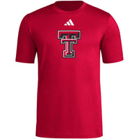 Men's adidas Texas Tech Pregame S/S Tee