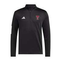 Men's adidas Texas Tech Half Zip Pullover