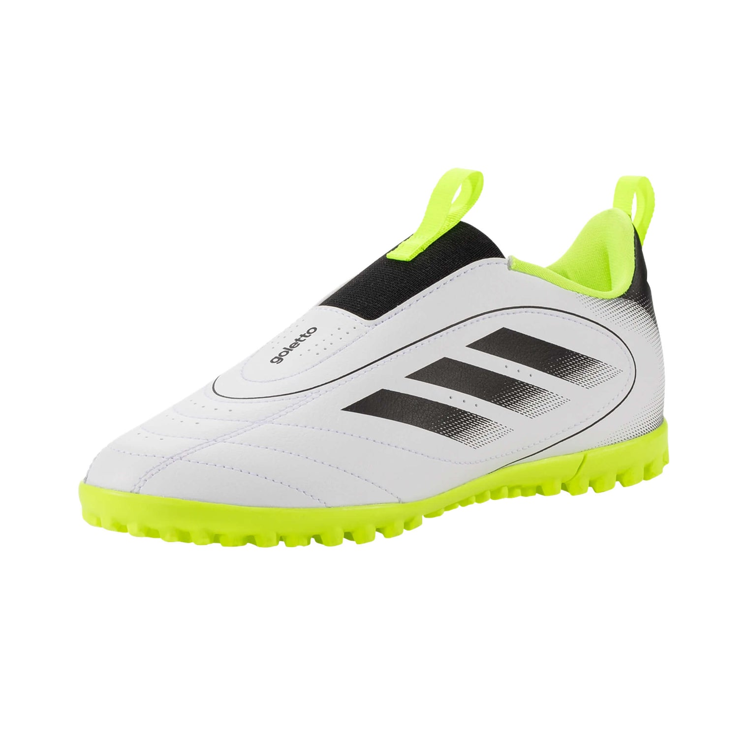 Youth adidas Goletto IX Laceless Firm/Multi-Ground Soccer Cleats