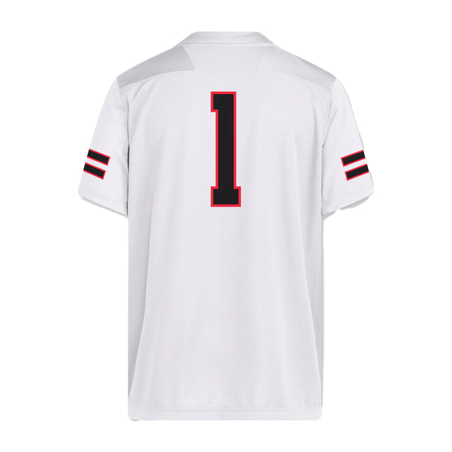 Youth adidas Texas Tech #1 Football Jersey