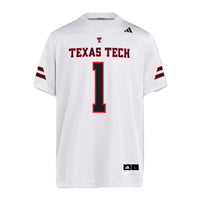 Youth adidas Texas Tech #1 Football Jersey