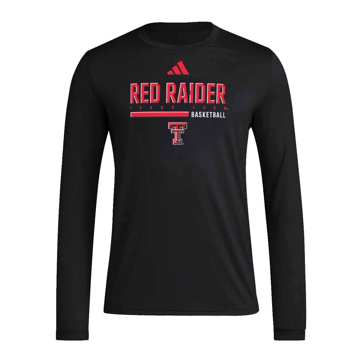 Men's adidas Texas Tech Basketball L/S Tee