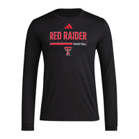 Men's adidas Texas Tech Basketball L/S Tee