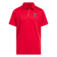 Youth Boys' adidas Texas Tech Performance Polo