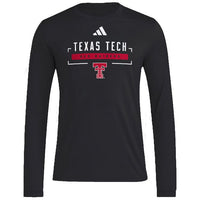 Men's adidas Texas Tech D4T Red Raiders L/S Tee