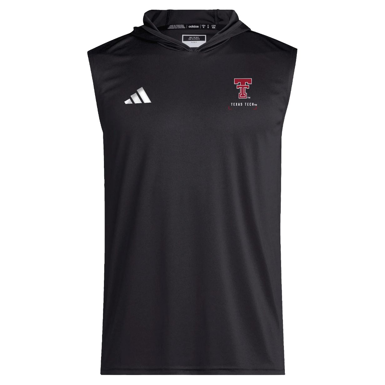 Men's adidas Texas Tech D4T Sleeveless Hoodie
