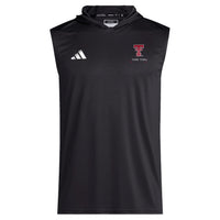 Men's adidas Texas Tech D4T Sleeveless Hoodie