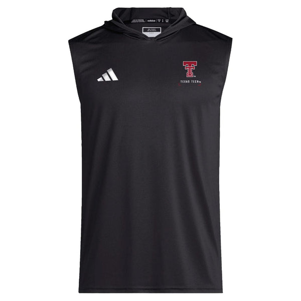 Men's adidas Texas Tech D4T Sleeveless Hoodie