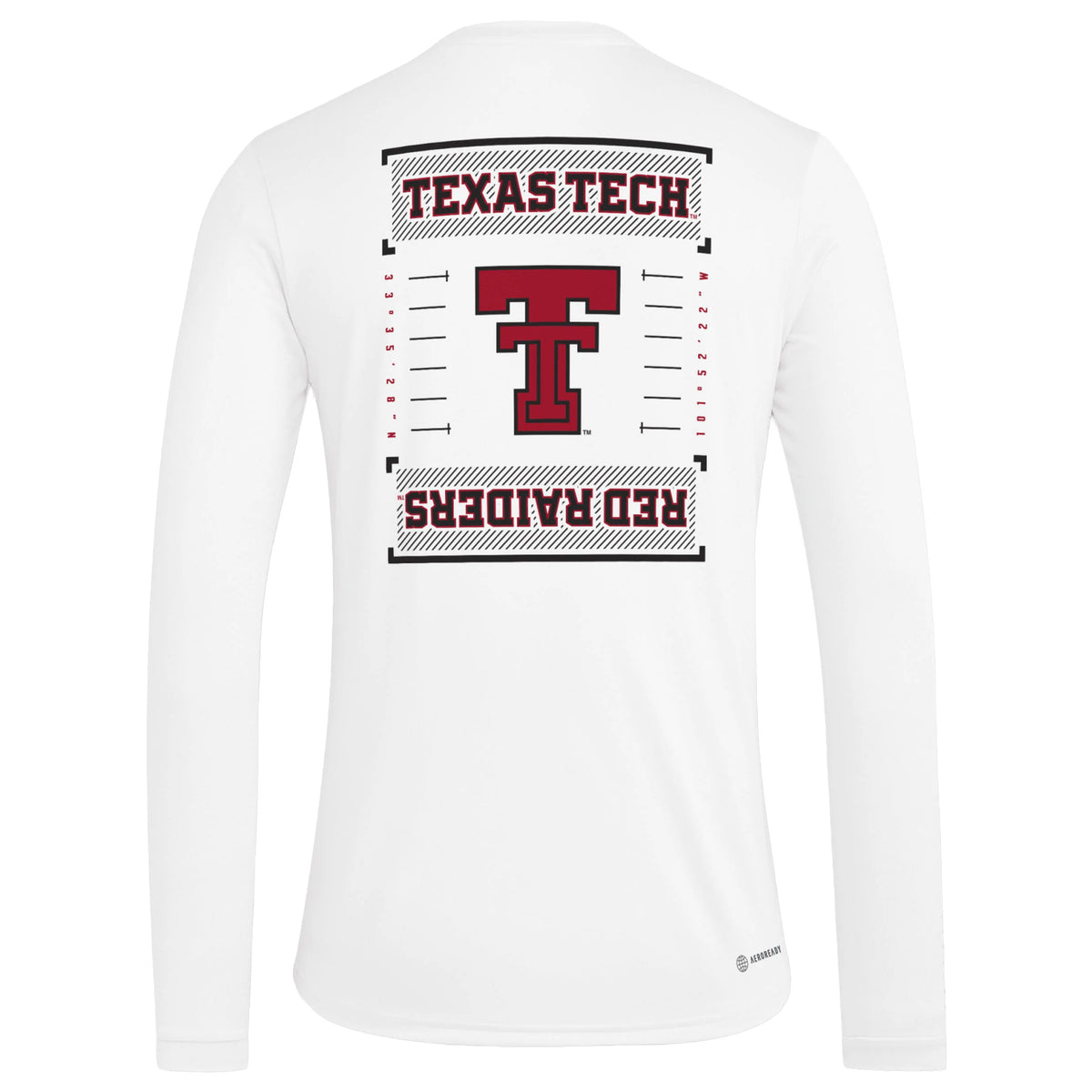 Men's adidas Texas Tech Football L/S Tee