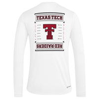 Men's adidas Texas Tech Football L/S Tee