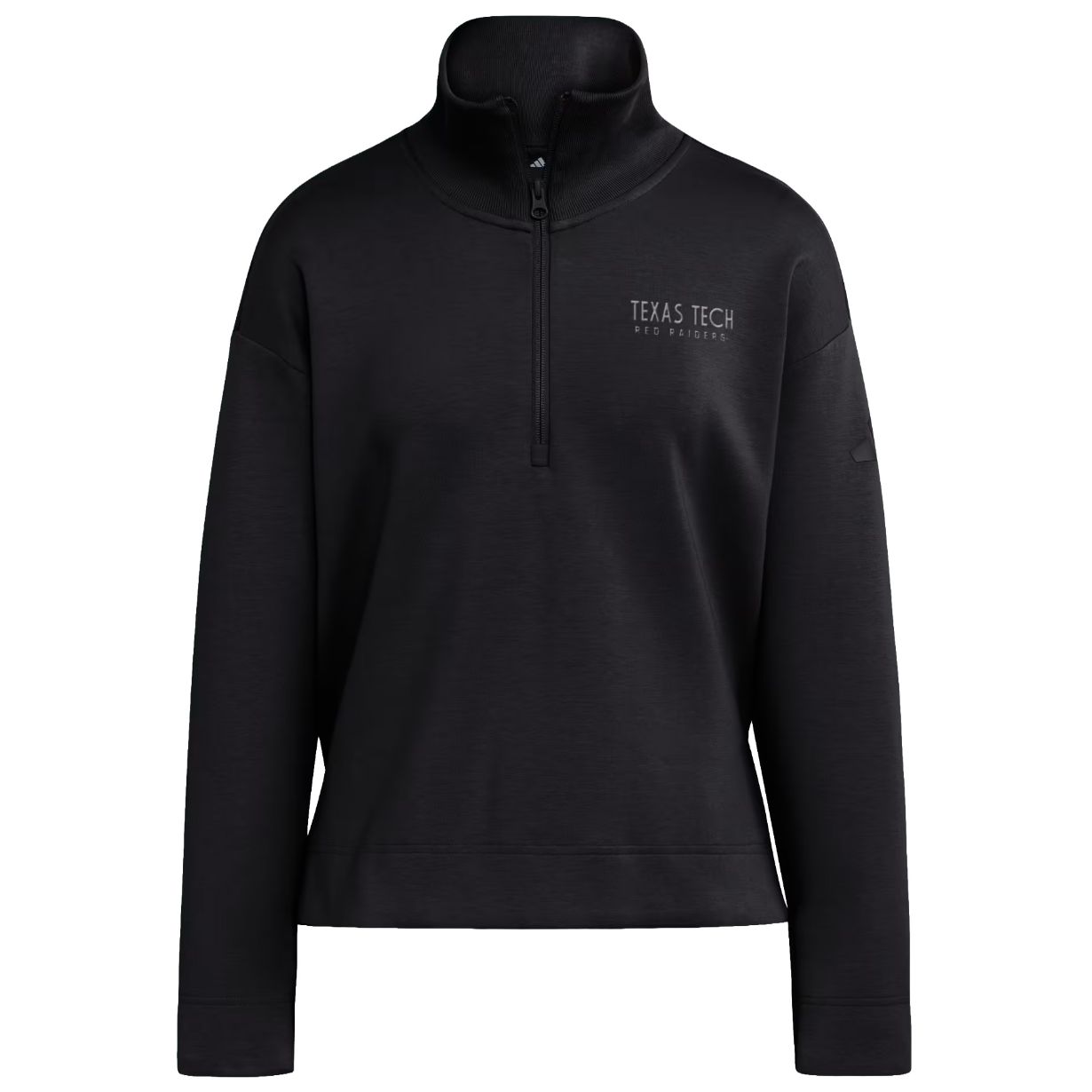 Women's adidas Texas Tech Soft Lux Quarter Zip
