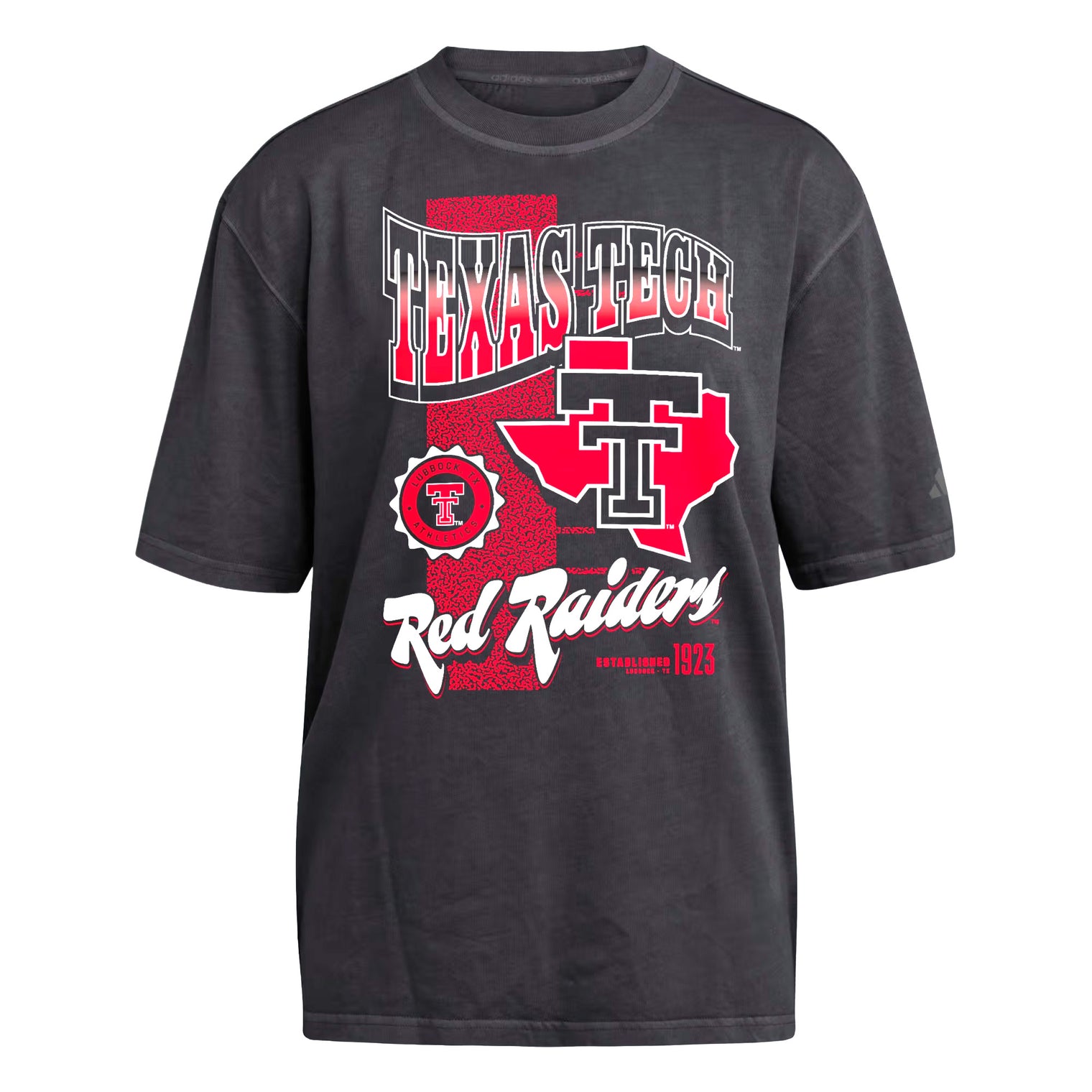 Women's adidas Texas Tech Premium Fashion Tee