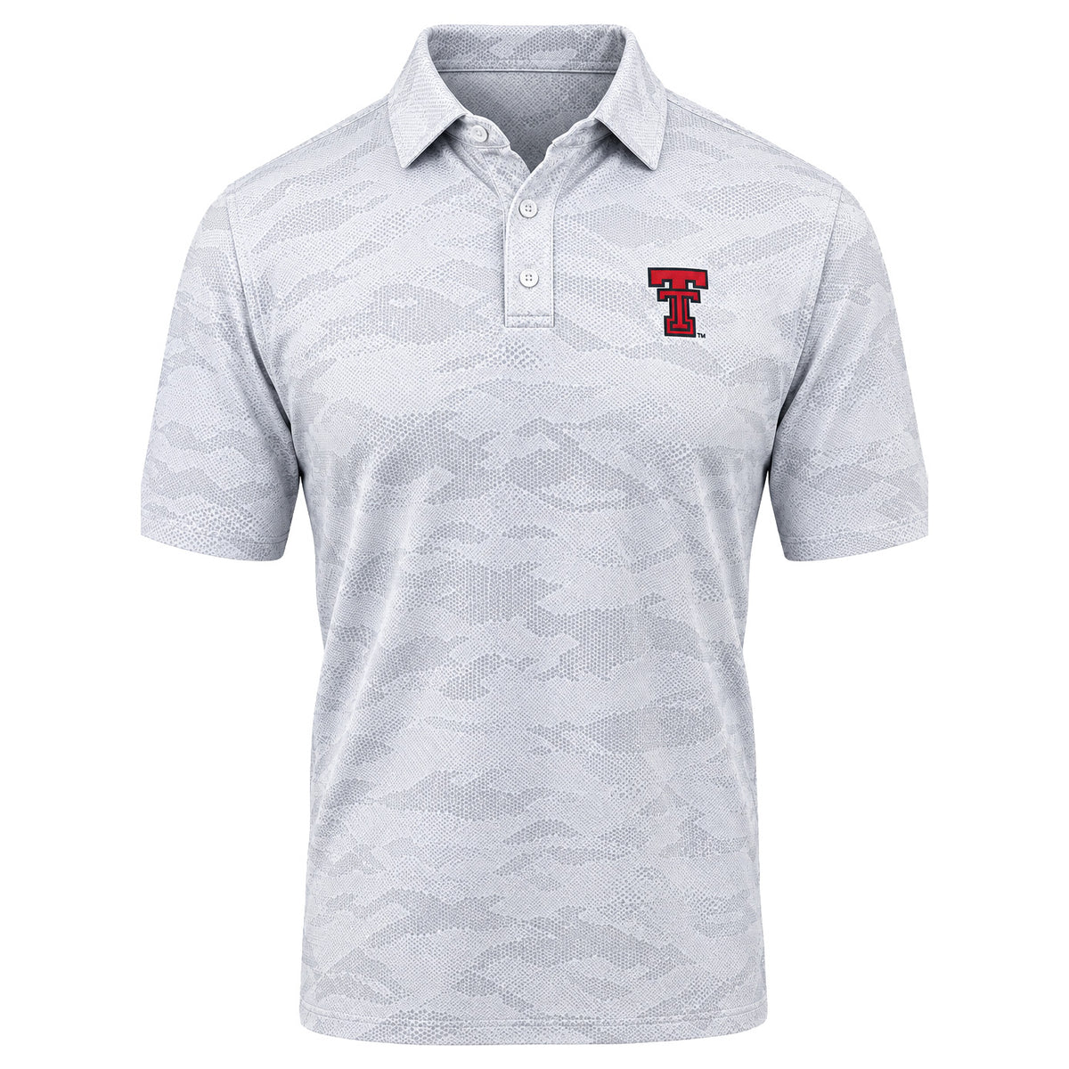 Men's Flag & Anthem Texas Tech Destin Camo Dot Polo