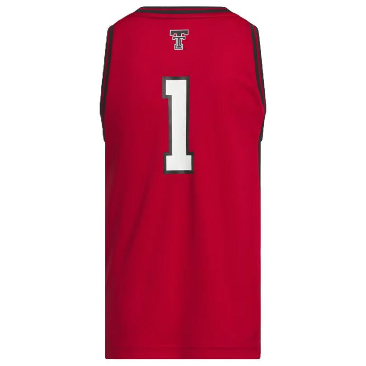 Youth adidas Texas Tech Basketball Jersey