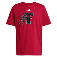 Men's adidas Texas Tech Double T Masked Rider S/S Tee