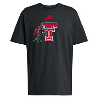 Men's adidas Texas Tech Double T Masked Rider S/S Tee