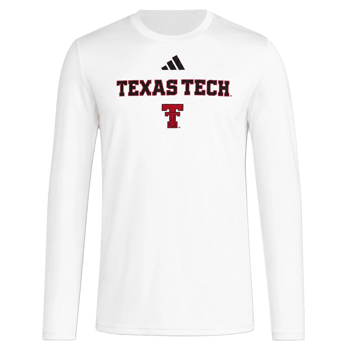 Men's adidas Texas Tech Pregame L/S Tee