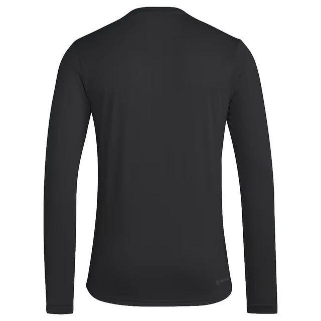 Women's adidas Texas Tech Double T Masked Rider L/S Tee