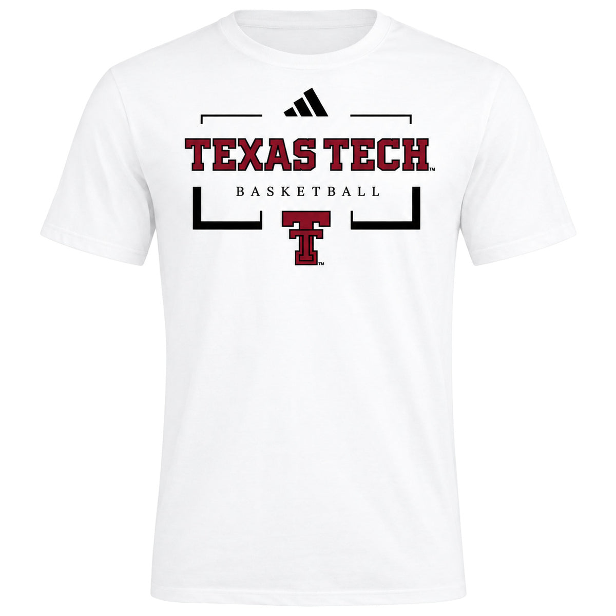 Men's adidas Texas Tech Basketball Pregame S/S Tee