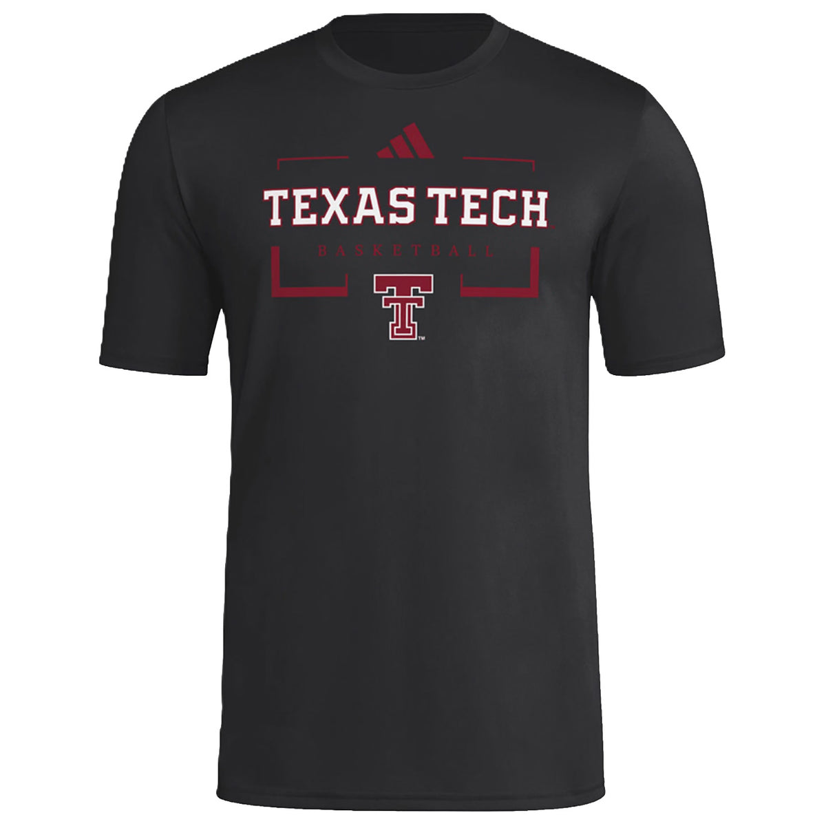 Men's adidas Texas Tech Basketball Pregame S/S Tee
