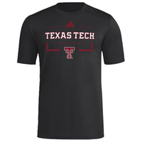 Men's adidas Texas Tech Basketball Pregame S/S Tee