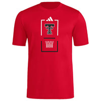 Men's adidas Texas Tech Basketball S/S Tee