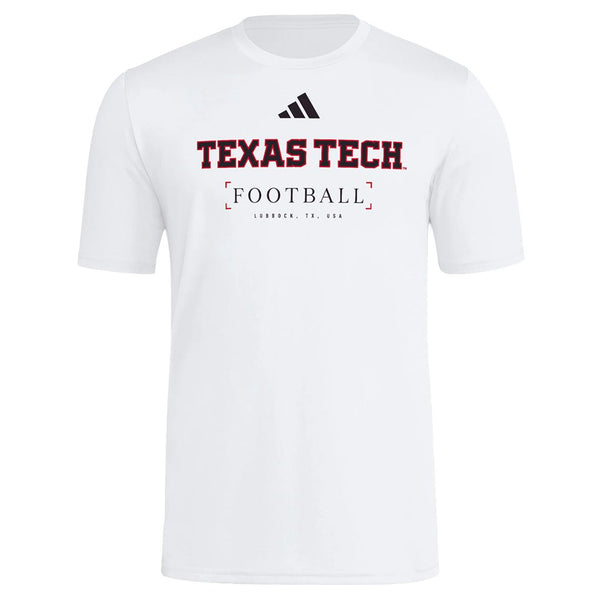 Men's adidas Texas Tech Pregame S/S Tee