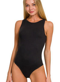 Women's Boat Neck Sleeveless Bodysuit