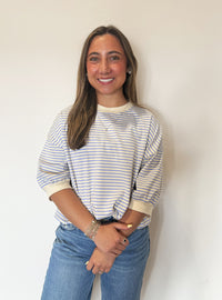 Women's Crewneck Stripe Top