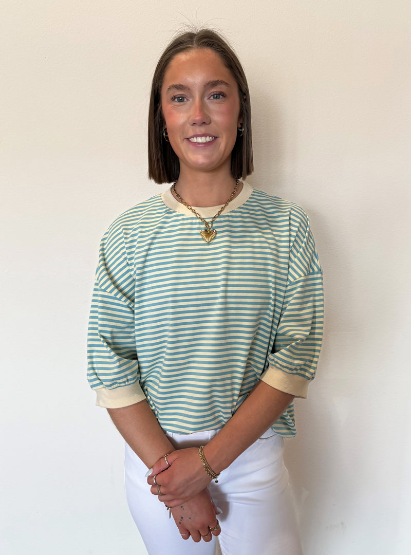 Women's Crewneck Stripe Top